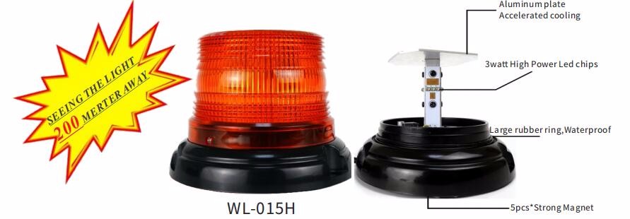 LTD-015HR10 Amber LED Warning Beacon
