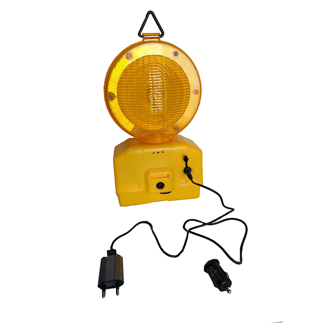 SF0100R 12V&220V Rechargable Warning Light for Obstacle/Barricade Indication